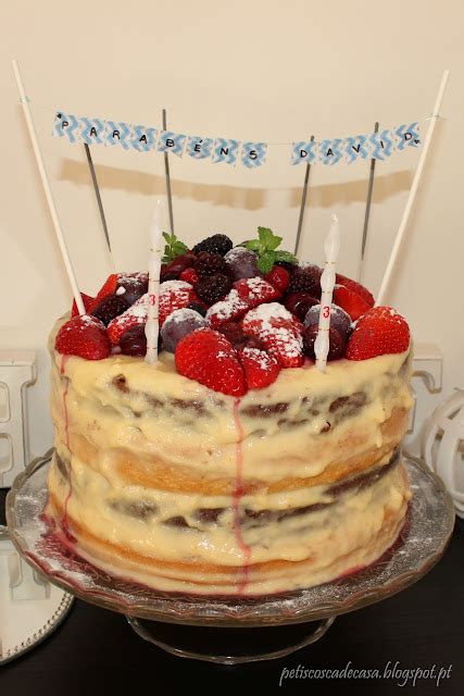 Petiscos cá de casa Naked cake