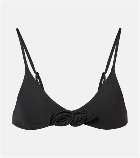 Bikini Oberteil In Schwarz Coperni Mytheresa