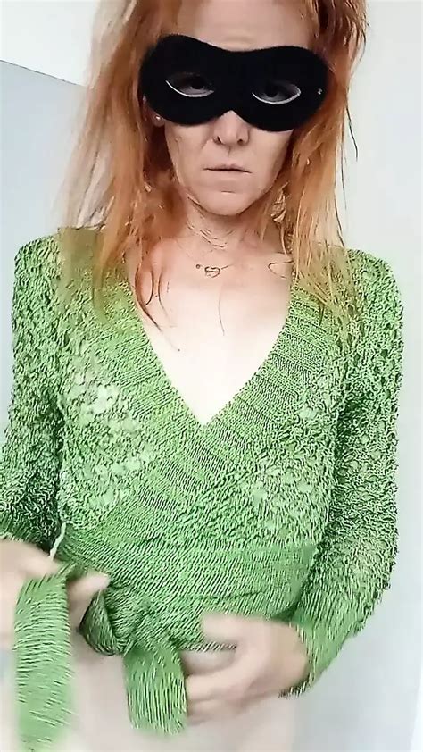 In Green Cardigan With Chunky Knits Redhead Porn Feat Poutchiee By Faphouse Xhamster