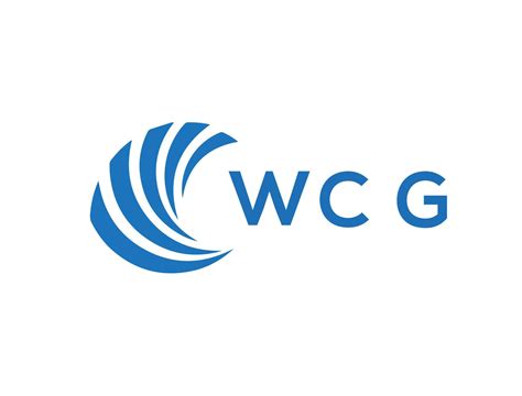 wcg letter logo design  white background wcg creative circle letter