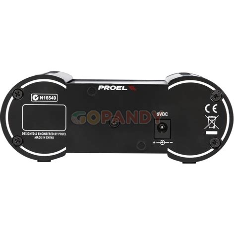 Proel Phantom 100 48V Phantom Power Adaptor - Gopandy Musical