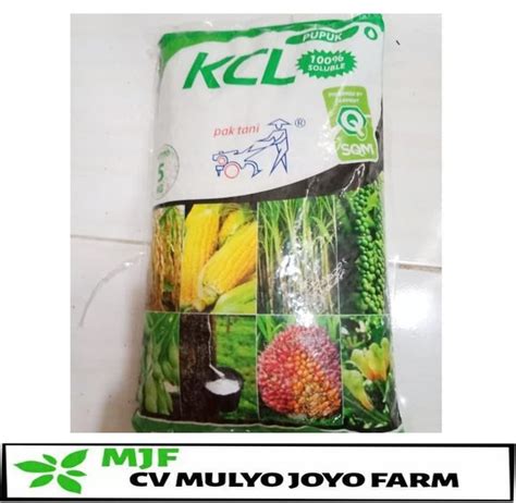 Jual Pupuk Kcl Putih Cap Pak Tani Kemasan Kg Kalium Chlorida Fase