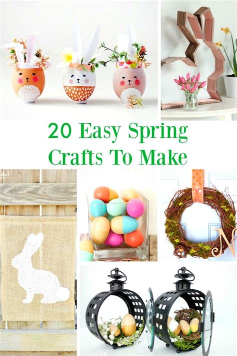 Easy Spring Crafts To Create FAST | Spring crafts, Crafts, Pinterest crafts