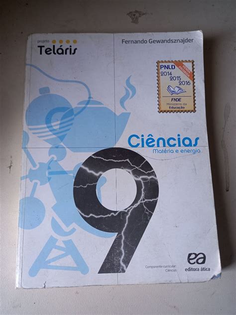 Teláris Ciências - 9 Ano | Livro Editora ática Usado 76105061 | enjoei