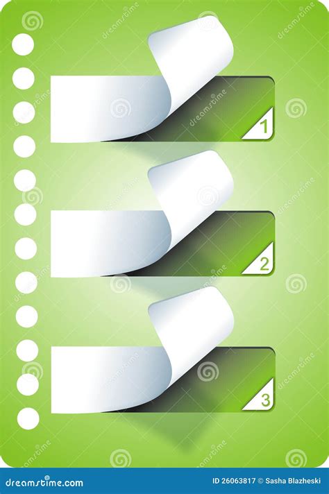Зеленые стикеры иллюстрация штока. иллюстрации насчитывающей форма ...