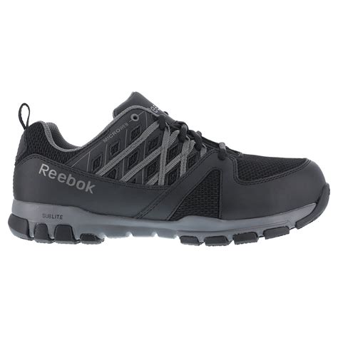 Reebok Work Mens Sublite Slip Resistant Soft Toe Work Safety Casual ...