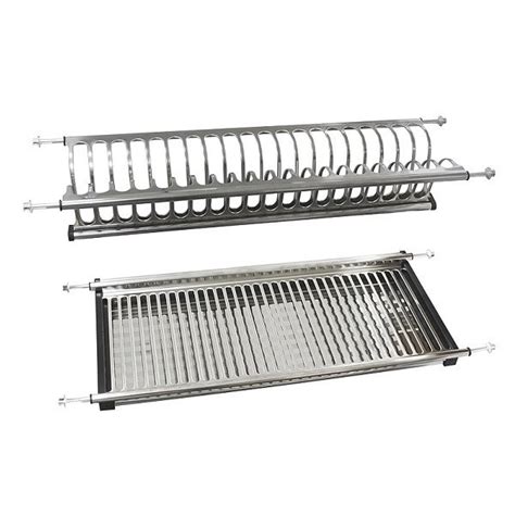 Stainless Steel 304 Kitchen Cabinet Mounted Dish Rack Dishrack 5 Sizes