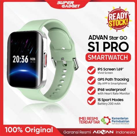 Jual Advan Start Go S1 Pro Smartwatch Jam Tangan Pintar Digital