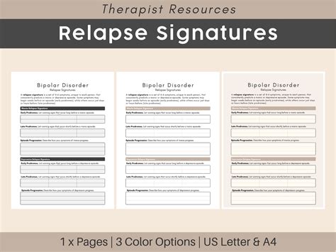 Bipolar Bundle For Therapists Understanding BPD Worksheets Therapy