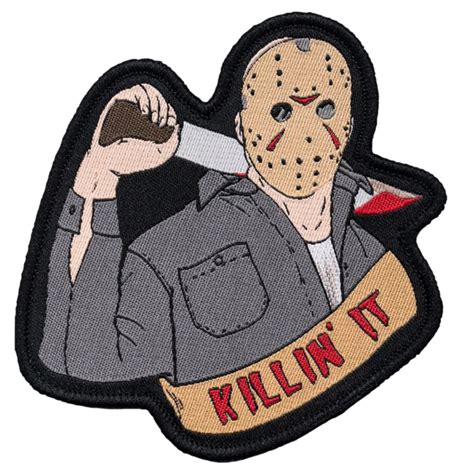 Friday The 13th Jason Voorhees ‘killin It Embroidered Patch By Ikon