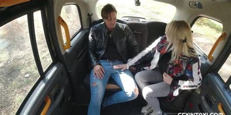 Sexy Blonde Widow Got It Rough In The Taxi Brittany Bardot Tnaflix