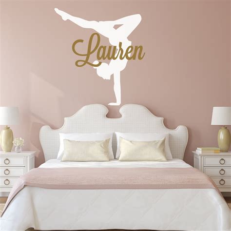 Gymnastics Wall Decals Gymnastics Decal Gymnastics Wall Etsy