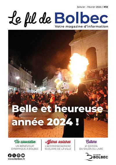 Le fil de Bolbec 92 Janvier Février 2024 Mairie de Bolbec