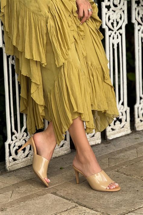 Morris Nude Effaf Bant Detayl Kad N Topuklu Terlik