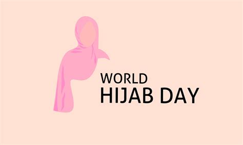 Vector Graphic Of World Hijab Day For World Hijab Day Celebration Flat