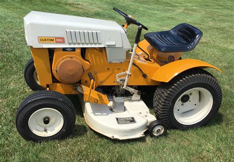 Vintage Sears Garden Tractor with Mowing Deck and Snow Plow. | My ...