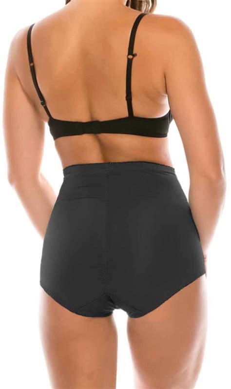 3 6 Pack High Waisted Briefs Tummy Control Girdles Bikini Shaper Panties 75 S 2X EBay