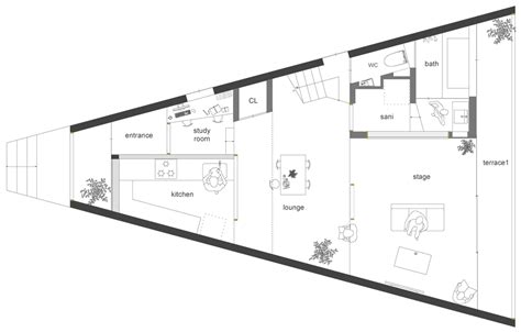 Triangular House In Toyota Aichi By Katsutoshi Sasaki Associates