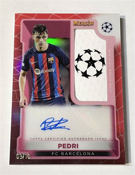 Yahoo オークション Pedri 2022 23 Topps Merlin Chrome UEFA Merlin