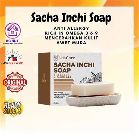 Letscare Sabun Sacha Inchi Soap Anti Age G Shopee Malaysia