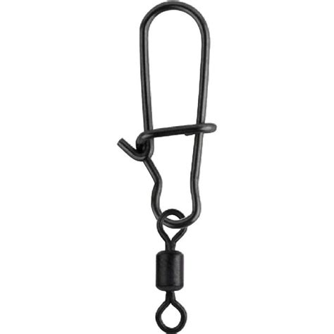 Matt Black Easy Snap Rolling Swivel Hareco Hengelsport