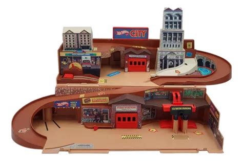 Hot Weels City Track Centro De Servicio Play Set Cuotas sin interés