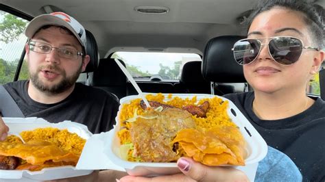 We Eat 100 Authentic Puerto Rican Food Together Mukbang Jibaritos Meat Pies And Plantains 🍌🥩