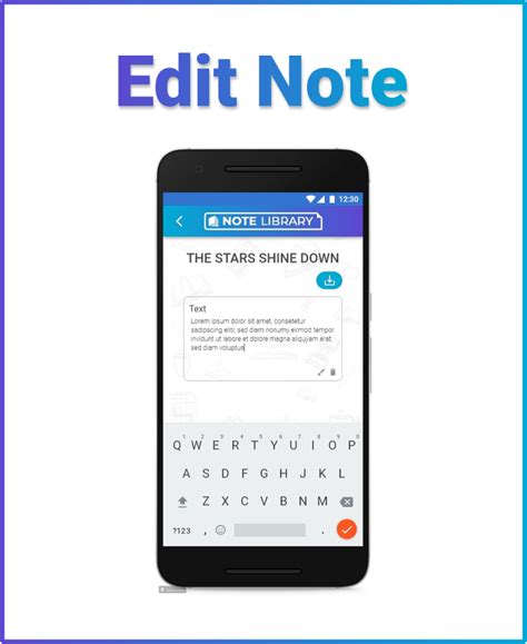 ui design  note library freelancer