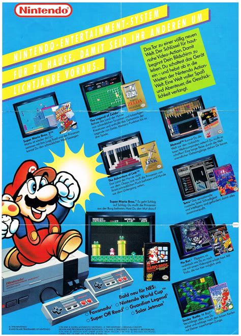 Nintendo Game Boy Nes Promotional Flyer Online Shop Retrendo