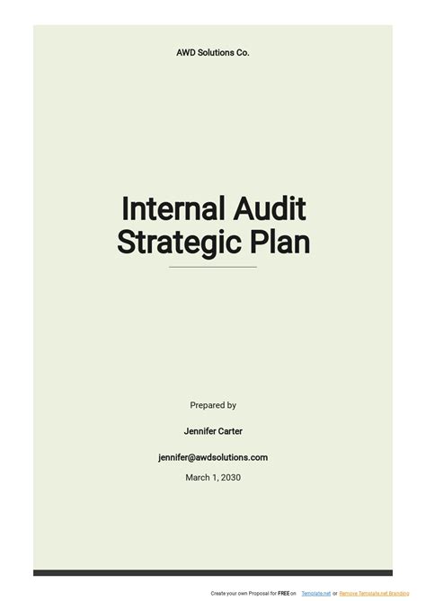 18+ FREE Audit Plan Templates [Edit & Download] | Template.net