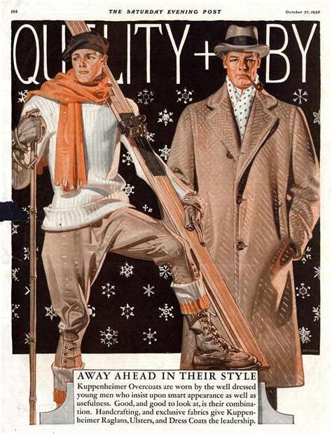 Dressing Like Heroes Vintage Mens Fashion Ads From The 1920s