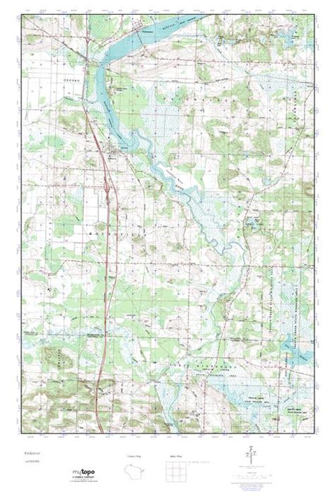 Mytopo Endeavor Wisconsin Usgs Quad Topo Map