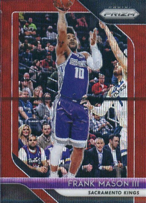 2018 19 Panini Prizm Prizms Ruby Wave 231 Frank Mason III EBay