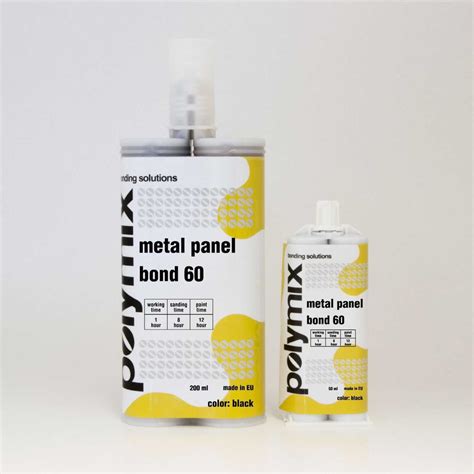 Двухкомпонентный клей для металла Polymix Metal Panel Bond, 60 мин, 200 ...
