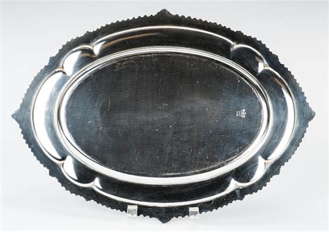 Lot 424 Gorham 16 Sterling Silver Oval Tray Case Auctions