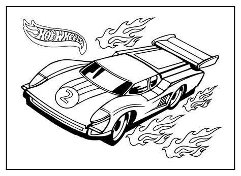 Desenhos De Carros Da Hot Wheels Para Colorir Bora Colorir