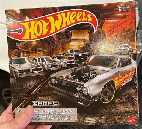 Zamac Hot Wheels 6 Car Box Set