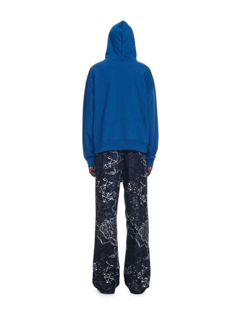Blue Big Bookish Skate Hoodie In Blue Off White™ Official Nl