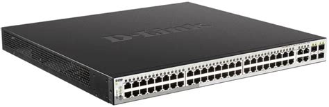 Коммутатор D-Link DGS-1210-52MP/F4A — купить в интернет-магазине ОНЛАЙН ...