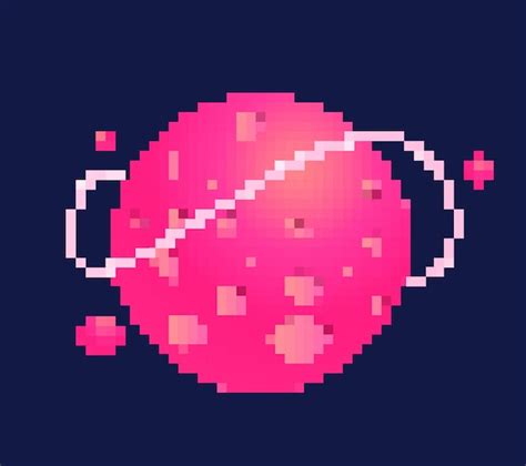 Pixel Saturn Vectors And Illustrations For Free Download