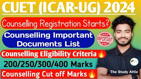 Cuet Icar Ug Counselling Registration Starts Counselling