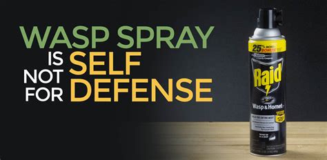 Wasp Spray Self Defense - AmmoMan School of Guns Blog