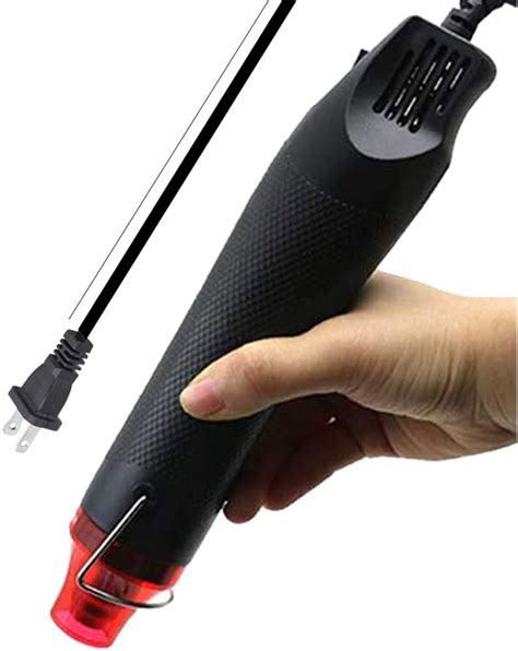 6 56FT Long Heat Gun Uptdae Version Homidic Mini Handheld Hot Air Gun Electric 300W Portable