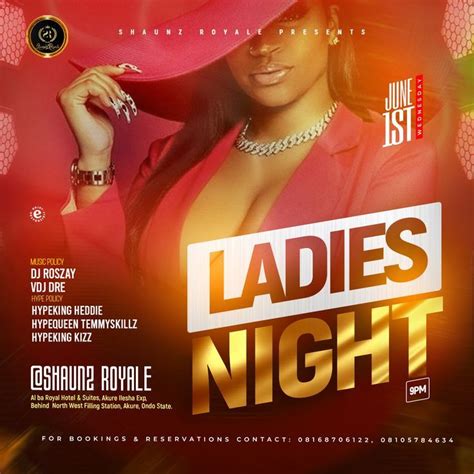 Ladies Night | Social media design inspiration, Social media branding ...