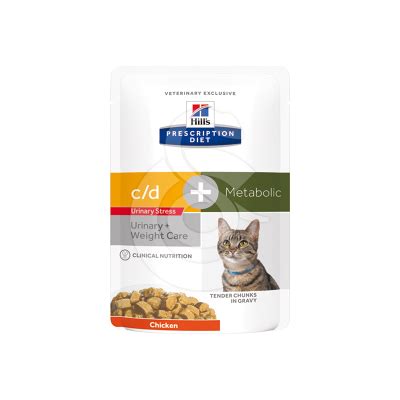 Chat C D Urinary Stress Multicare Metabolic Sachet Repas Clinique