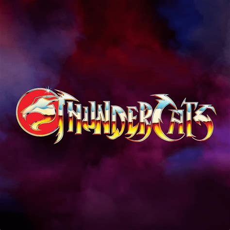 Classic Thundercats Logo On Cloudy Purple Background Taken From