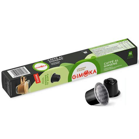 Gimoka Caffé Al Ginseng - Gimoka - 10 kapslar till Nespresso för 30,00 kr