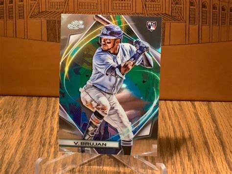 Vidal Bruján Miami Marlins 2022 Rays Topps Cosmic Chrome Rookie Card