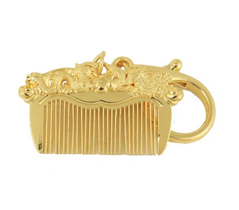 Feng Shui Happy Marriage Comb Amulet Keychain