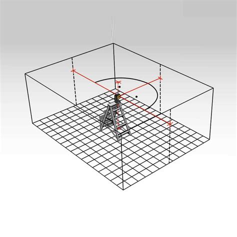 Stabila LA-5P (18328) 5 Point Self Levelling Red Beam Laser Level